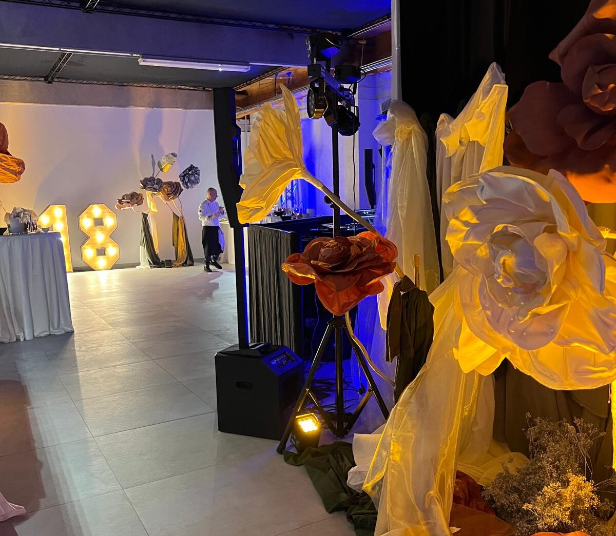 decoración evento 18 cumpleaños